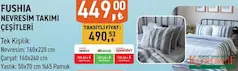 FUSHİA NEVRESİM TAKIMI ÇEŞİTLERİ TEK KİŞİLİK